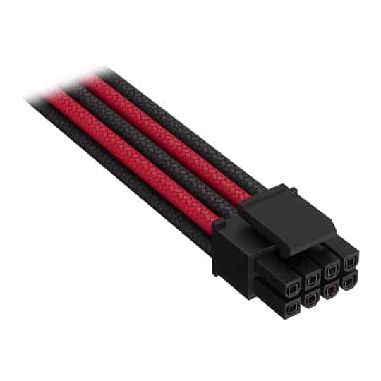 (image for) Corsair Premium Black/Red Individually Sleeved EPS12V Type-5 CPU Cable